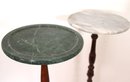 The Bombay Company Pedestal/stand With A Green Stone Top, Includes Accompanying Stand