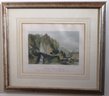 Lot Of 3 Antique Prints Featuring Landscapes Of Ancient China.