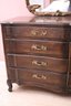 Extra-long Mahogany 12 Drawer Louis XV Style Dresser Measures 6 Foot Long!