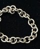 Tiffany & Co 7 Inch Sterling Silver Bracelet With Heart.