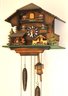 Edelweiss Froliche Wanderer - Swiss Musical Movement Cuckoo Clock In Working Condition