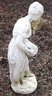 White Resin Garden Figure