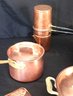 Stainless/copper Plated Cookware  Includes A Pot , Coffee, Carrot Cake Mold. Includes Copper Pieces As Pic