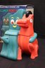 1997 Gumby And Pokey Collectible Cookie Jar By Clay Art With Original Box