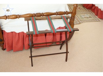 Pair Of Wood Luggage Racks