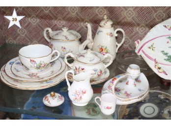 Nglish China Partial Tea Set