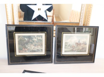 Pair Of Matching Equestrian Prints