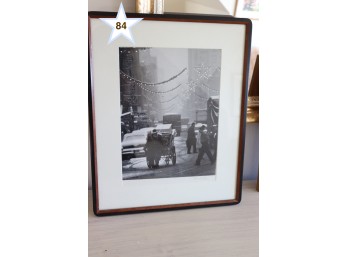 Black And White 8 X 10” Photo Street Scene