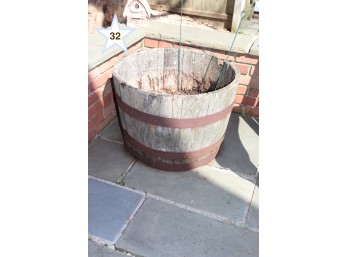 Whiskey Barrel Planter