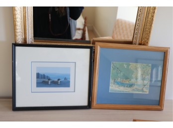 Pair Of Nautical Prints