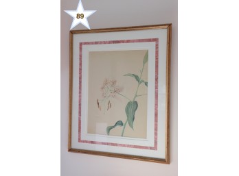 Framed Floral Print