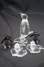 Swarovski Silver Crystal Penguin Collection