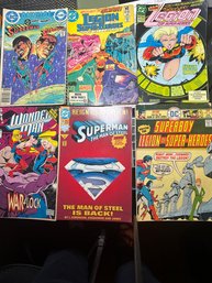 6 DC And Marvel  Comics: Superman, Wonderwoman, Superboy And More!