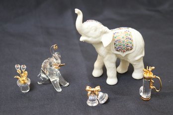 Lenox Jewels Collection Good Luck Elephant With A Raised Trunk