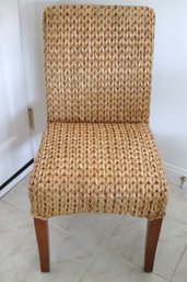 Vintage Pottery Barn Seagrass Chair.