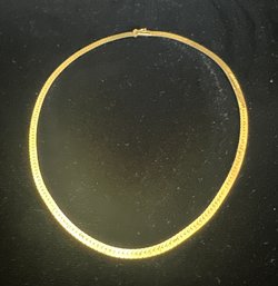 14K YG 16 Inch S-Link Necklace