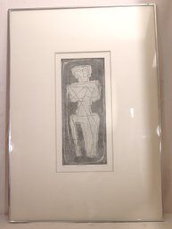 Louise Nevelson Lithograph Goddess 1 Signed, Numbered Limited Ed 10/20.