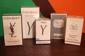 Vintage Collection Of Unopened Women's Perfumes In Boxes