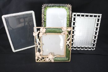 Lot Of Four Beautiful Vintage Frames From Lobjet, Olivia Riegel, And Argento.