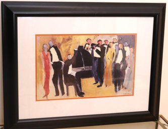 Contemporary Print Of Elegant Soiree, Or Musical Party