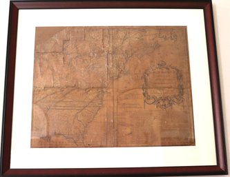 Antique Map Of North America From The French Of Mr. Jean Baptiste D'Anville