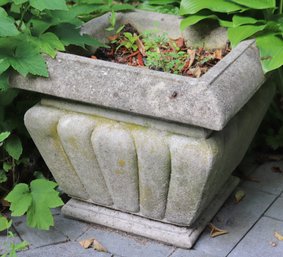 Large Cement Garden Planter Basket