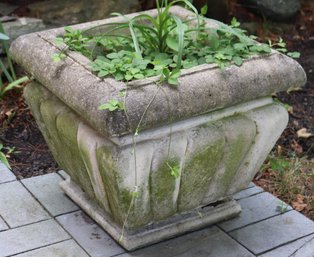 Large Cement Garden Planter Basket