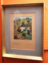 ' Castel: Luncheon In The Grass' Framed Print