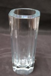 Signed Modernist Swedish Glass Vase