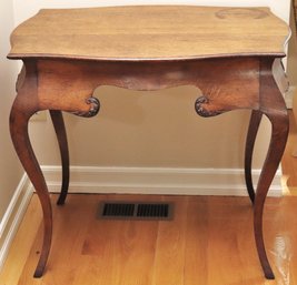 Vintage French Walnut Accent/ Writing Desk