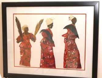 Dance In Red Sand Tilghman African American Art Print.