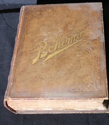 Antique Book Bohemia Journalist Edition Deluxe, In Color,black And White, 1901/1904