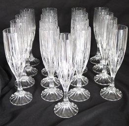 Collection Of 17 Champagne Flutes Great For Parties