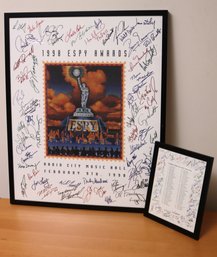 An Autographed 1998 ESPY Awards Poster From Radio City Music Hall 1998.