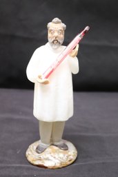 Art Glass Figurine Of Doctor With Thermometer