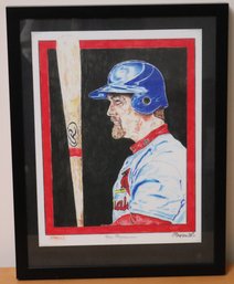 Limited Ed 9/250 Of Cardinals Baseball Player,1998, Signed P. Byrne.