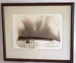 Watercolor Painting By Signed By Peterson 73