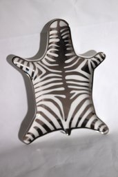 Jonathan Adler Zebra Striped Designer Jewelry Dish