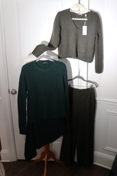 Green Derek Lam NY Cashmere Sweater Includes Vince Cashmere Sweater Size S And Ralph Lauren Pants