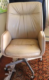 Vintage 1960s MCM Doerner-Faultless Adjustable Swivel Executive Chair