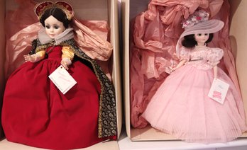 Madame Alexander Dolls With Boxes, Mary Queen Of Scots And Self-portrait,