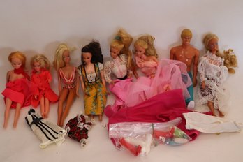 Vintage Collection Dolls Assorted Years As Pictured! 1983 Ken, Barbie Dolls From Assorted Years