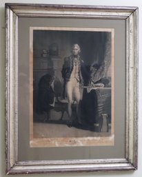 Lord Viscount Nelson Duke Of Bront Engraved For The New York Albion January 1, 1845, Printed By J. Meal Print