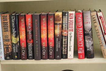 Collection Of Novels Authors Include Wilbur Smith, Dan Brown, Alice Hoffman