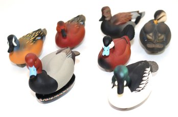 Jett Brunet Hand Painted Miniature Ducks Unlimited Includes 2006, 2007, 2013, 2001, 2012, 2013, 2010