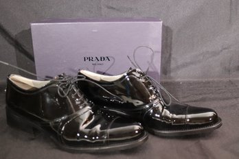 Pair Prada Patent Leather Womens Shoes In Original Box Size 39.