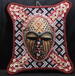Beaded African Decorative Wall Plaque