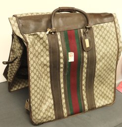 Preowned Gucci Garment Bag, Thats Seen A Lot Of Travel!