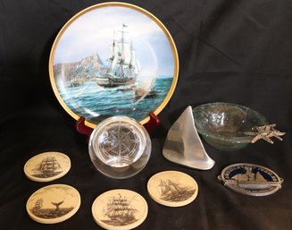 Nautical Collection Includes U.S.S. Constitution Old Ironsides By Renowned Marine Artist Tom Freeman