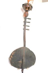 Vintage African Instrument Made From A Gourd